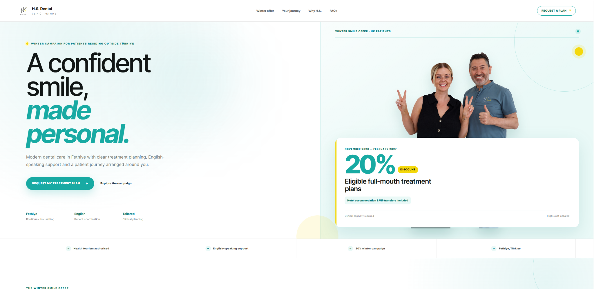 Landing Page homepage preview